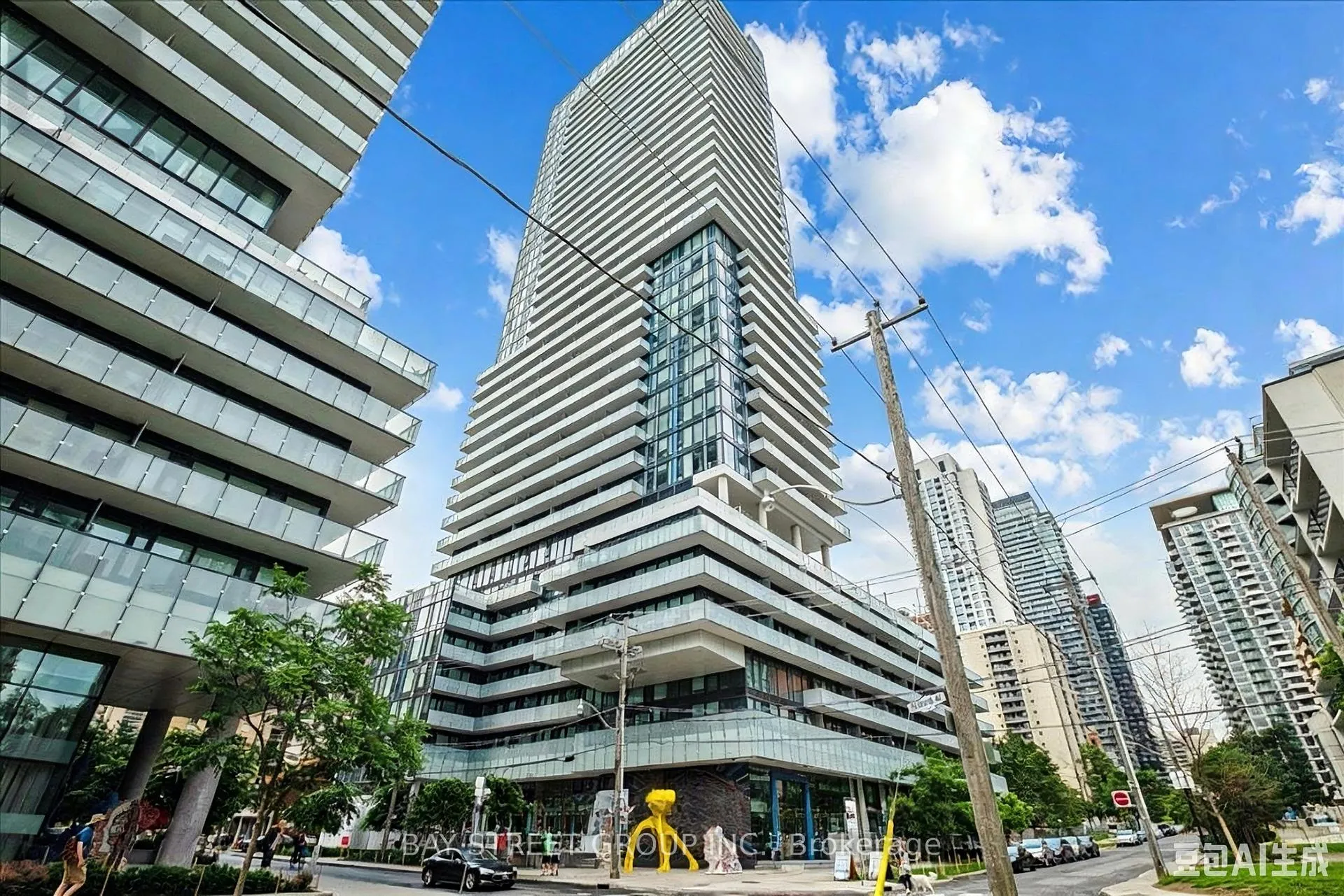 Front of Unit 3303, 161 Roehampton Avenue