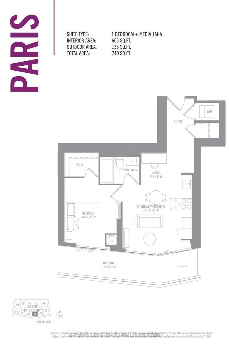 Photo 12 of Unit 1105, 2221 Yonge Street, Toronto, Mount Pleasant West — HOMEH