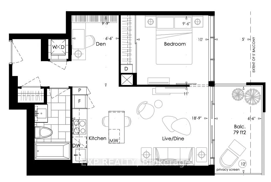 Photo 2 of Unit 1209, 7 Grenville Street, Toronto, Bay Street Corridor — HOMEH