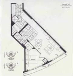 Photo 3 of Unit 705, 218 Queens Quay W, Toronto, Waterfront Communities — HOMEH