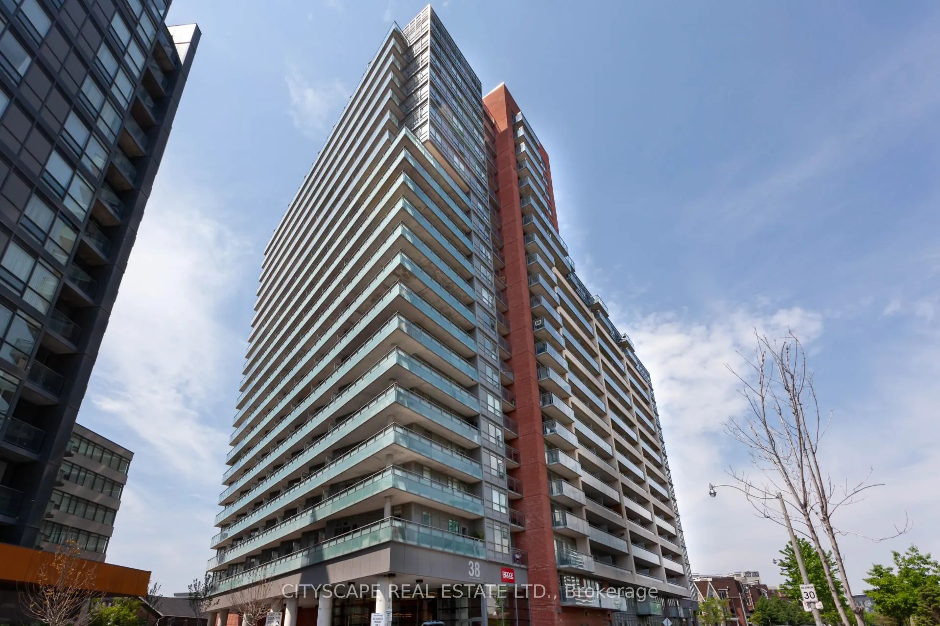 Front of Unit 2202, 38 Joe Shuster Way
