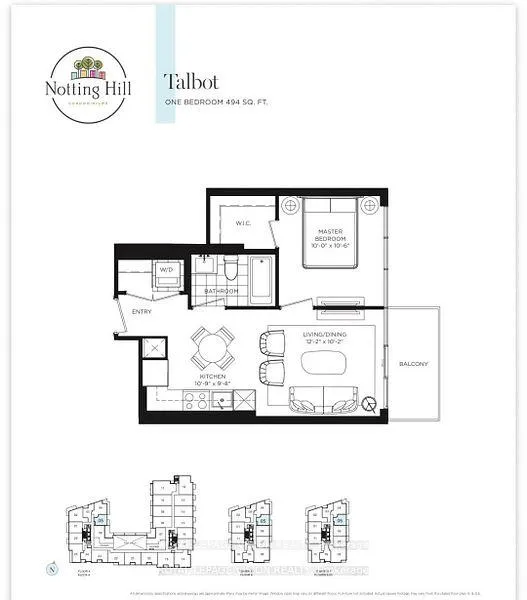 Front of Unit 405, 4010 Eglinton Avenue W