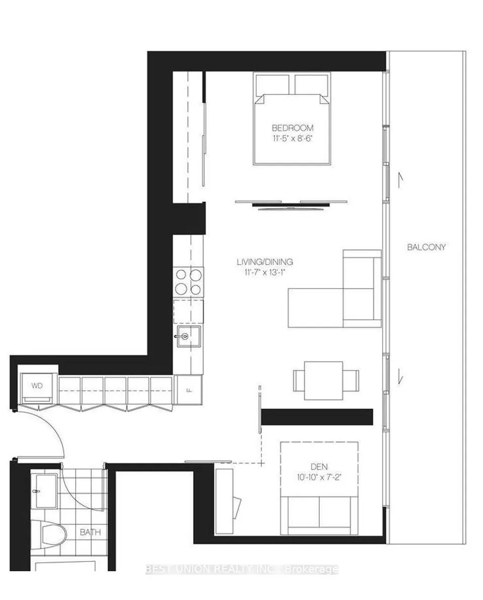 Photo 7 of Unit 801, 50 Charles Street E, Toronto, Church-Yonge Corridor — HOMEH