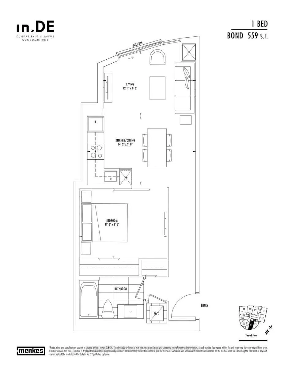 Photo 2 of Unit 1901, 219 Dundas Street E, Toronto, Church-Yonge Corridor — HOMEH