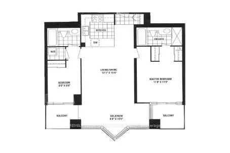 Photo 10 of Unit 1707, 228 Queens Quay W, Toronto, Waterfront Communities — HOMEH
