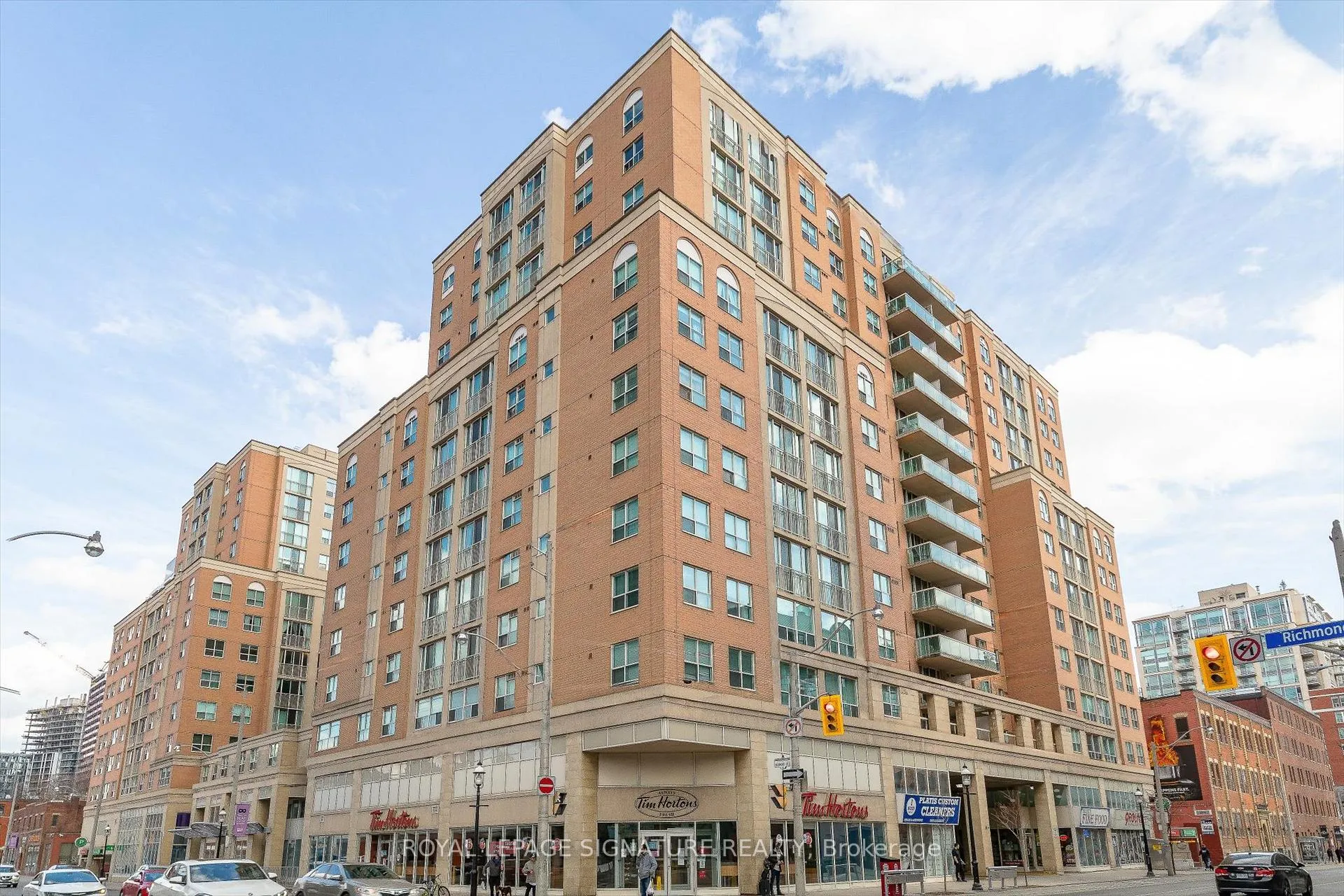 Front of Unit 704, 323 Richmond Street E