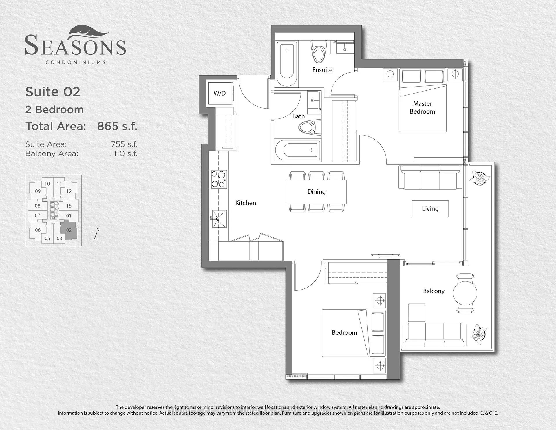 Front of Unit 2202, 85 Mcmahon Drive