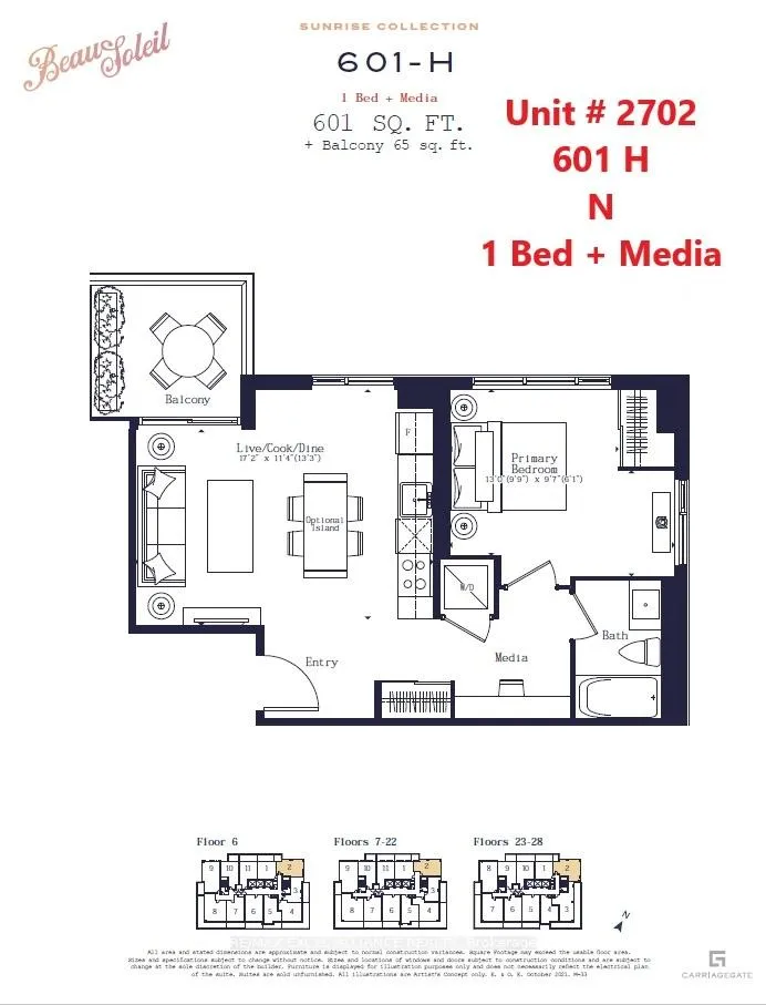 Photo 7 of Unit 2702, 2075 Lakeshore Road, Burlington, Brant — HOMEH