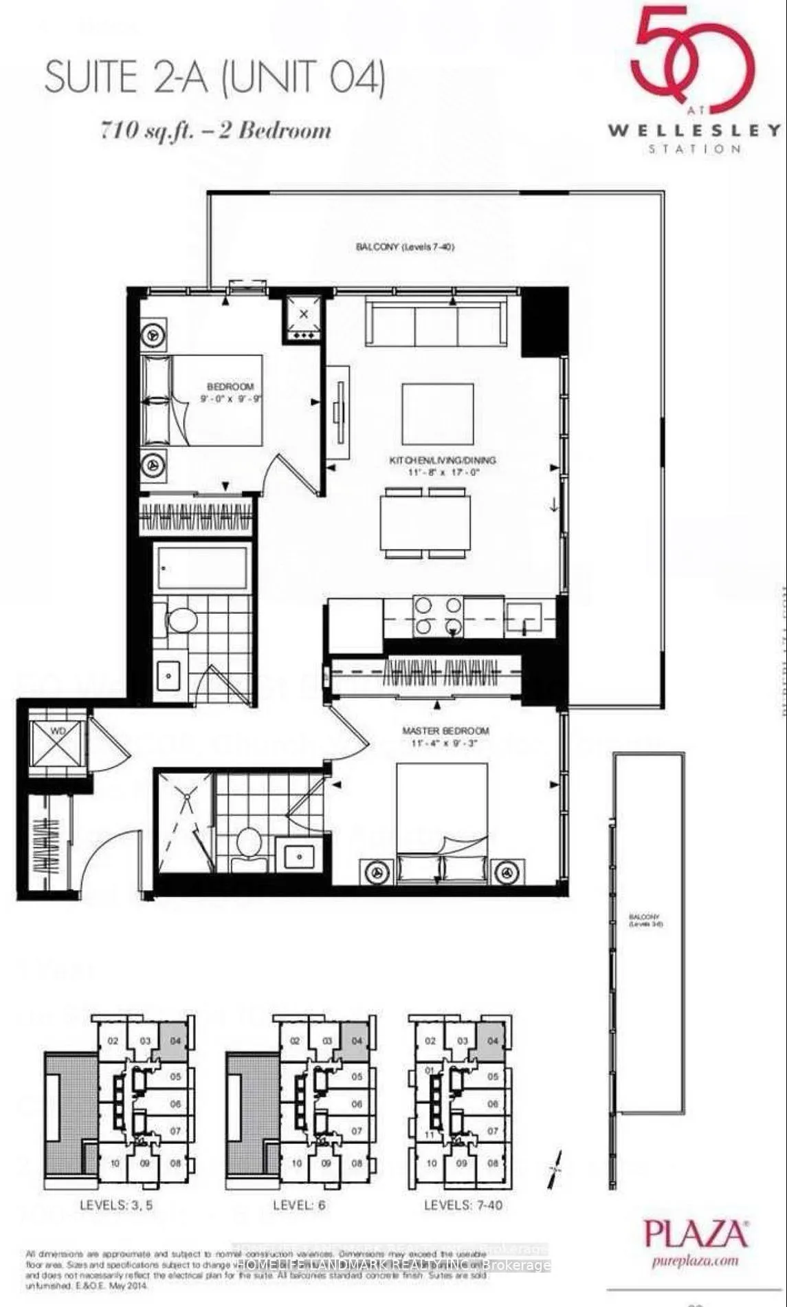 Photo 2 of Unit 1104, 50 Wellesley Street E, Toronto, Church-Yonge Corridor — HOMEH