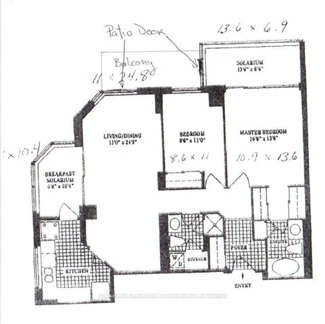 Front of Unit 606, 44 Gerrard Street W