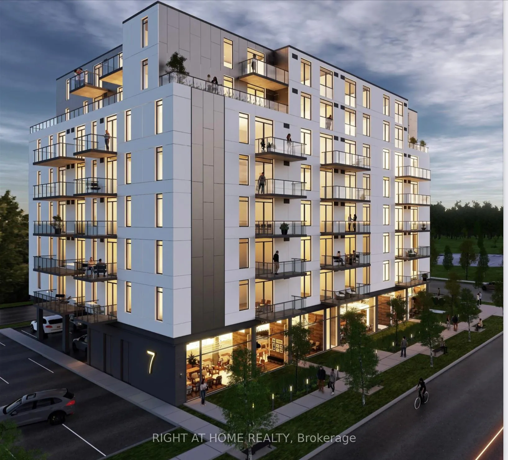 Front of Unit 711, 7 Erie Avenue