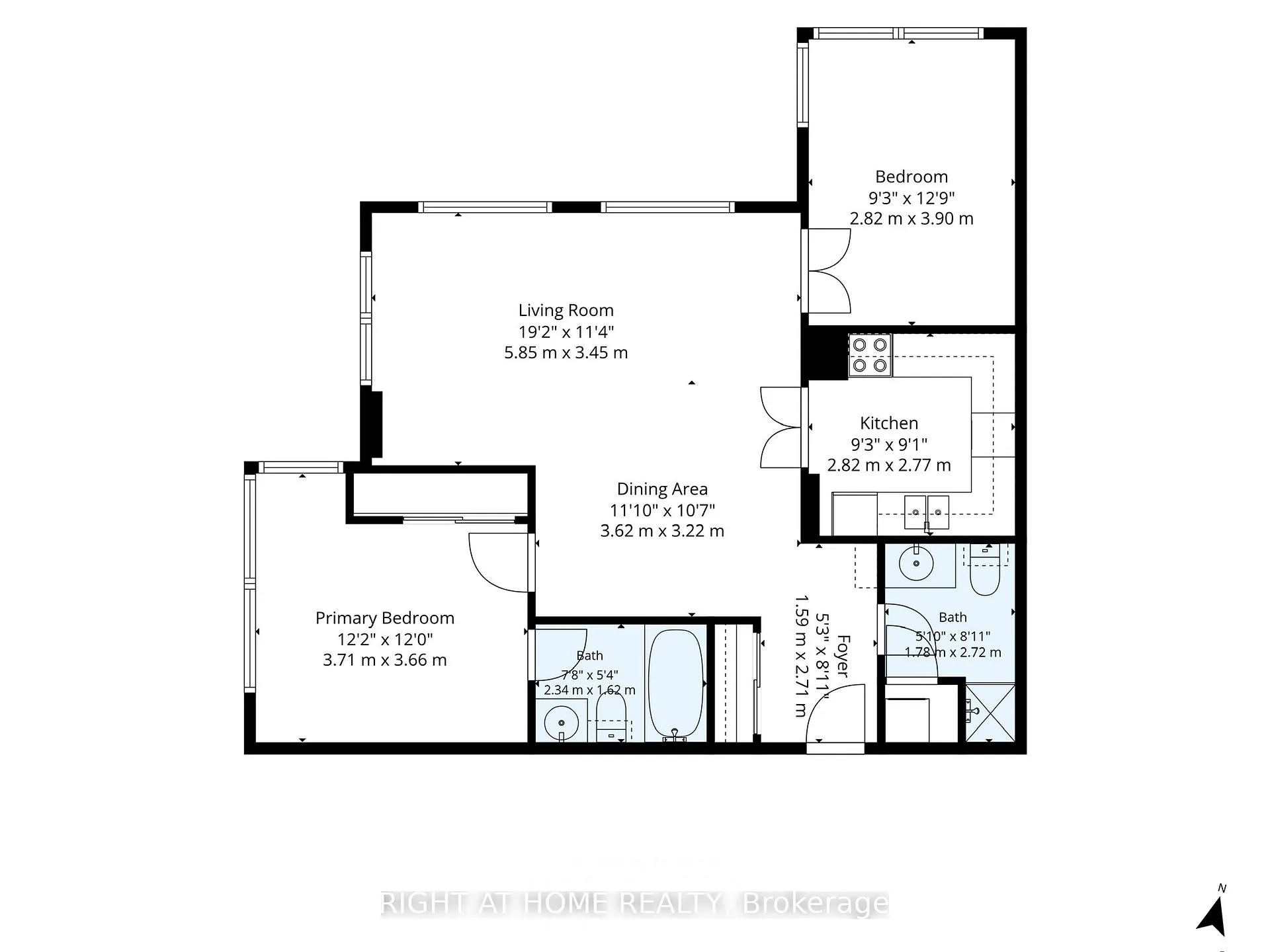 Front of Unit 1602, 298 Jarvis Street