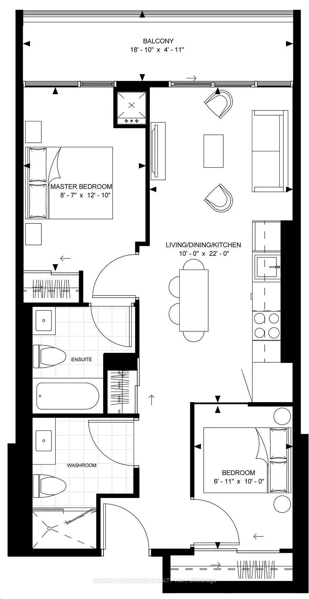 Photo 20 of Unit 704, 8 Widmer Street, Toronto, Waterfront Communities — HOMEH