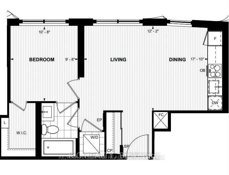 Front of Unit 611, 25 Cordova Avenue