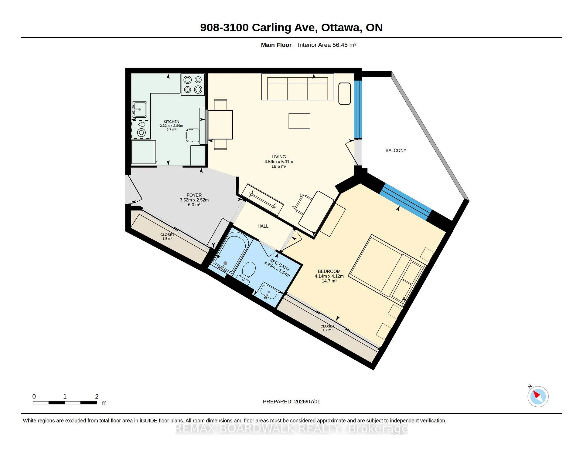 Photo 30 of Unit 908, 3100 Carling Avenue, Ottawa, Bayshore — HOMEH