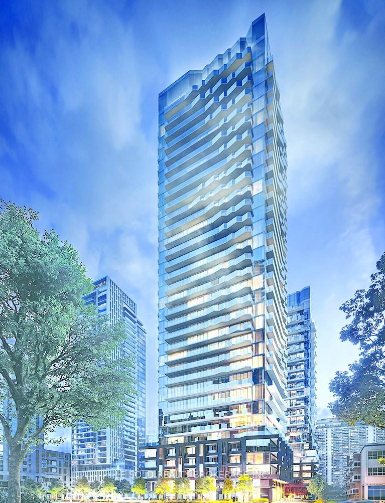 Front of Unit 2507S, 110 Broadway Avenue