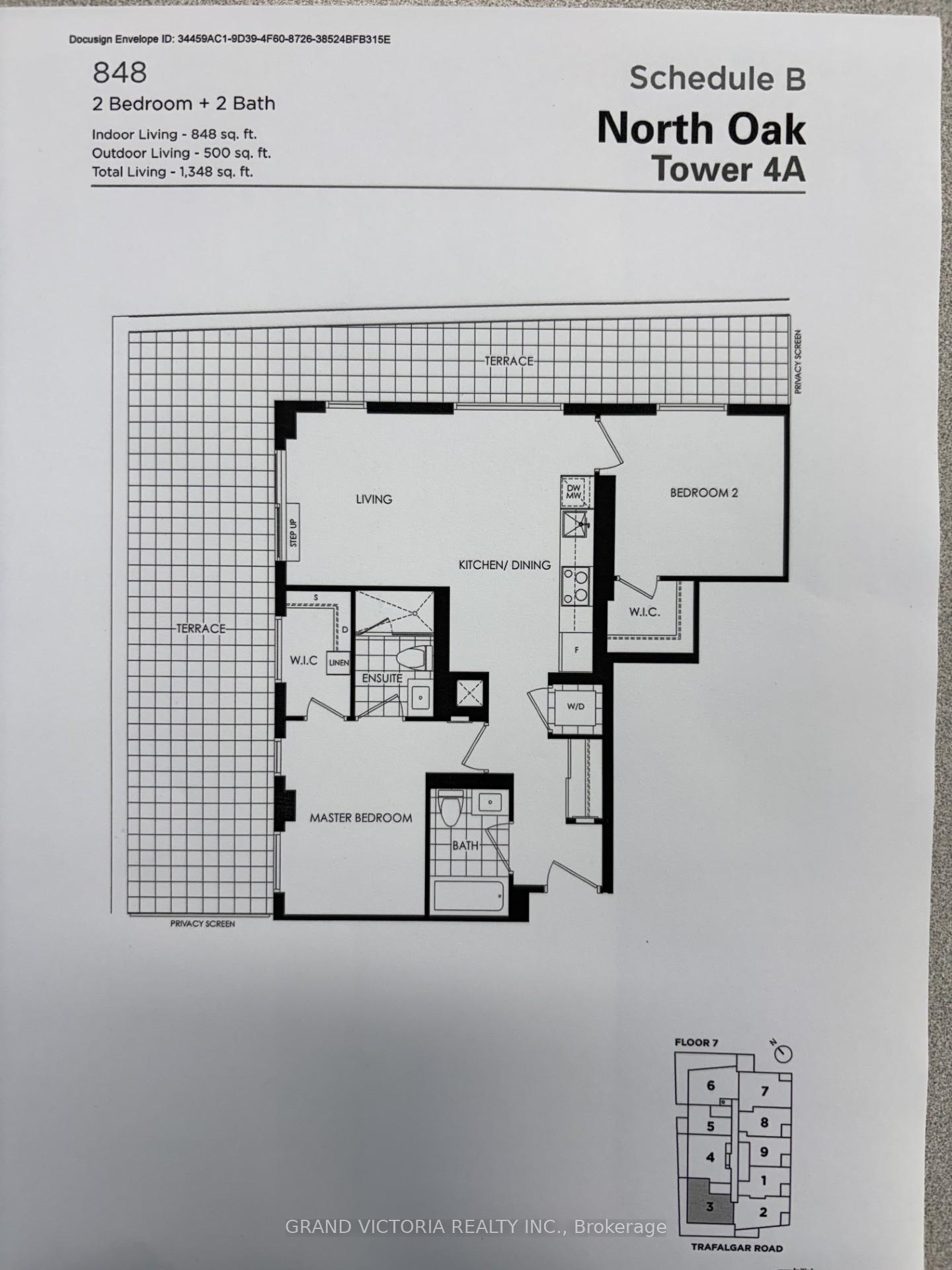 Front of Unit 703, 3079 Trafalgar Road
