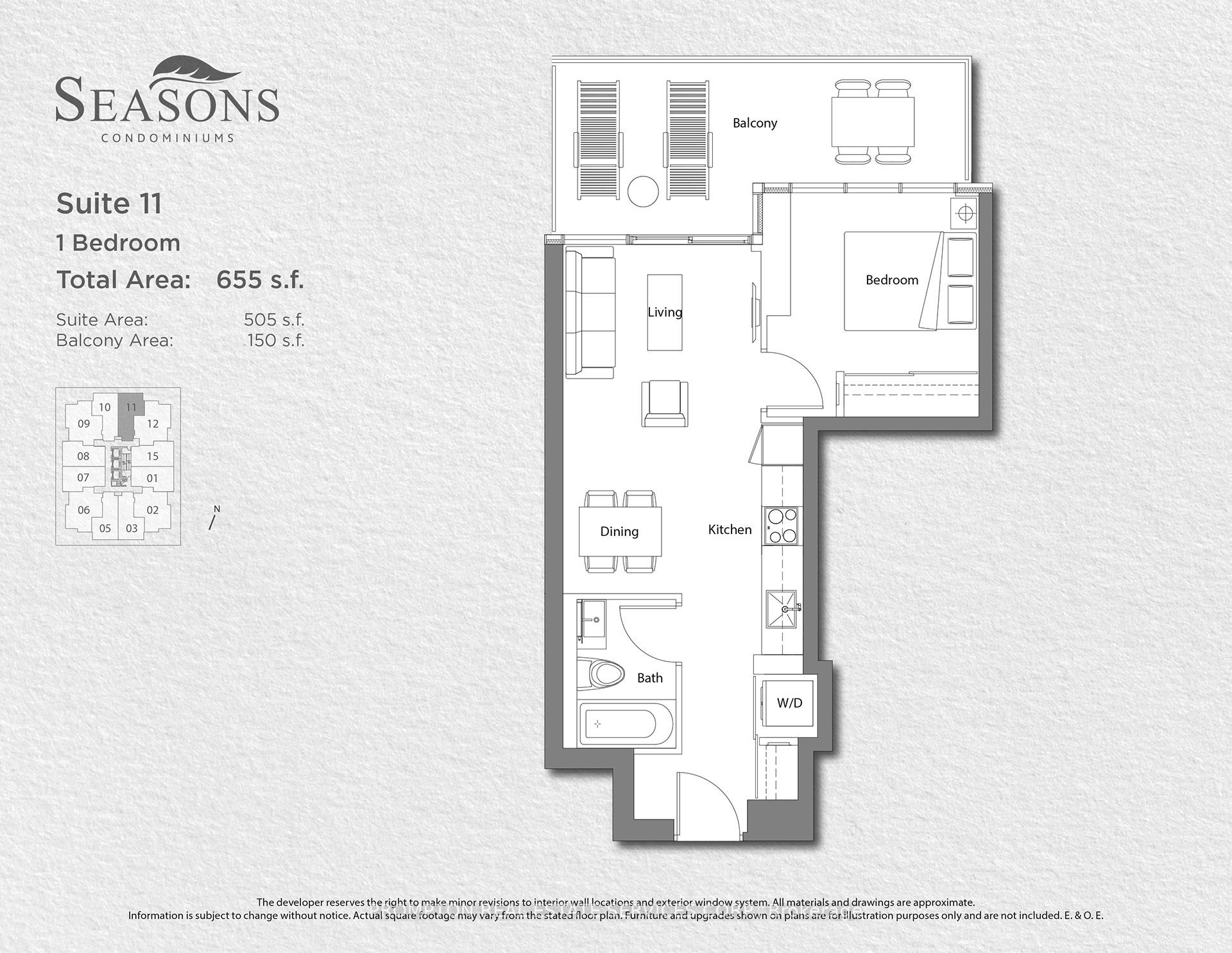 Photo 12 of Unit 1211, 85 McMahon Drive, North York, Bayview Village — HOMEH