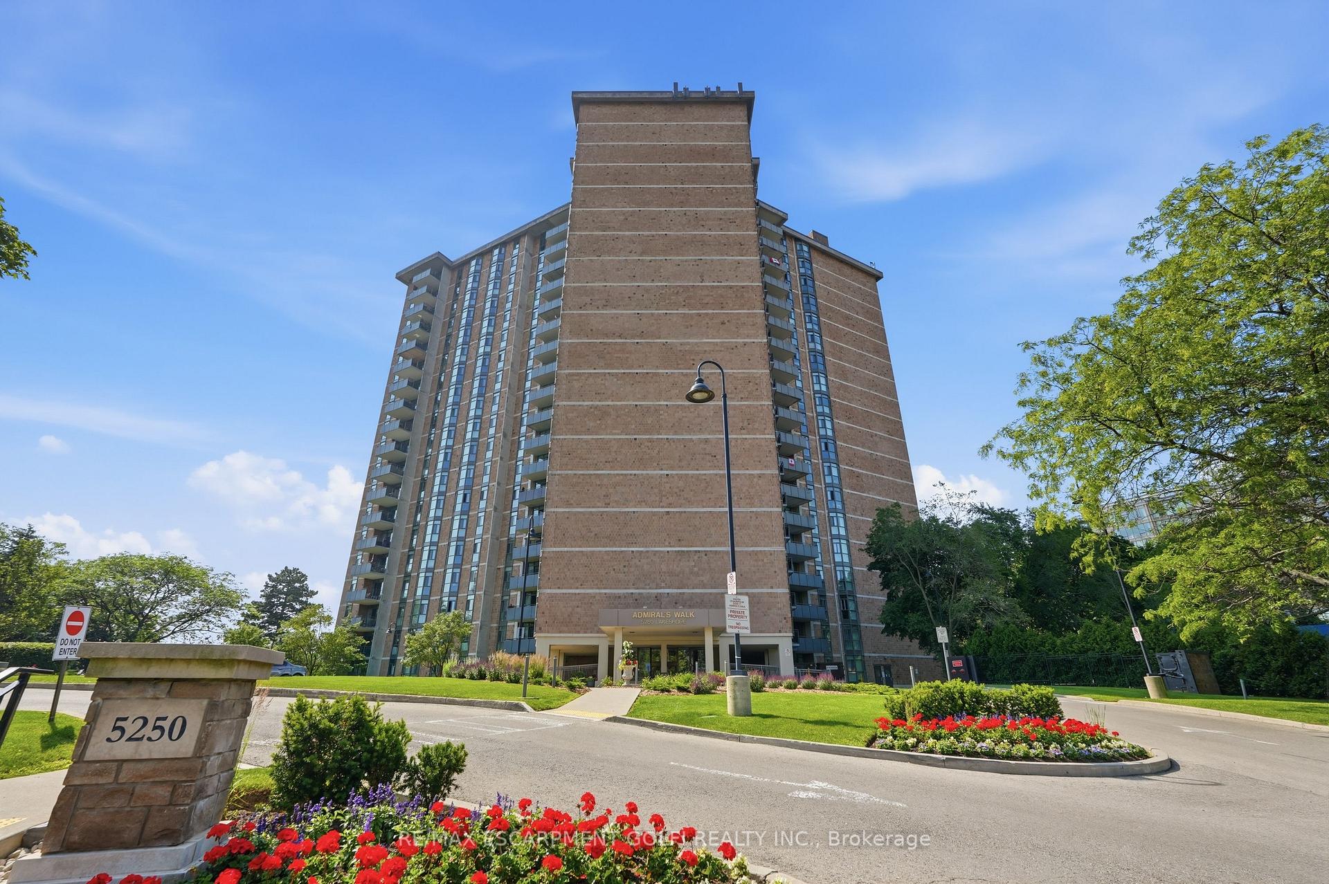 Front of Unit 508, 5250 Lakeshore Road