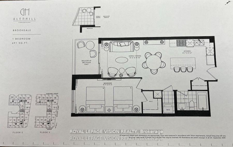 Front of Unit 328, 505 Glencairn Avenue