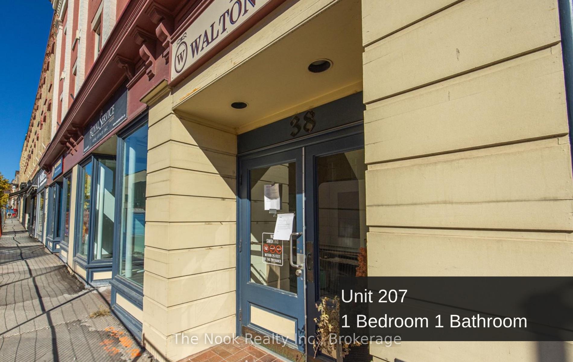 Front of Unit 207, 38 Walton Street