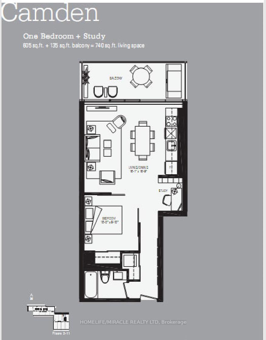 Photo 2 of Unit 1104, 478 King Street W, Toronto, Kensington-Chinatown — HOMEH