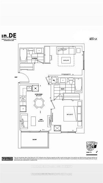 Photo 2 of Unit 712, 219 Dundas Street E, Toronto, Church-Yonge Corridor — HOMEH