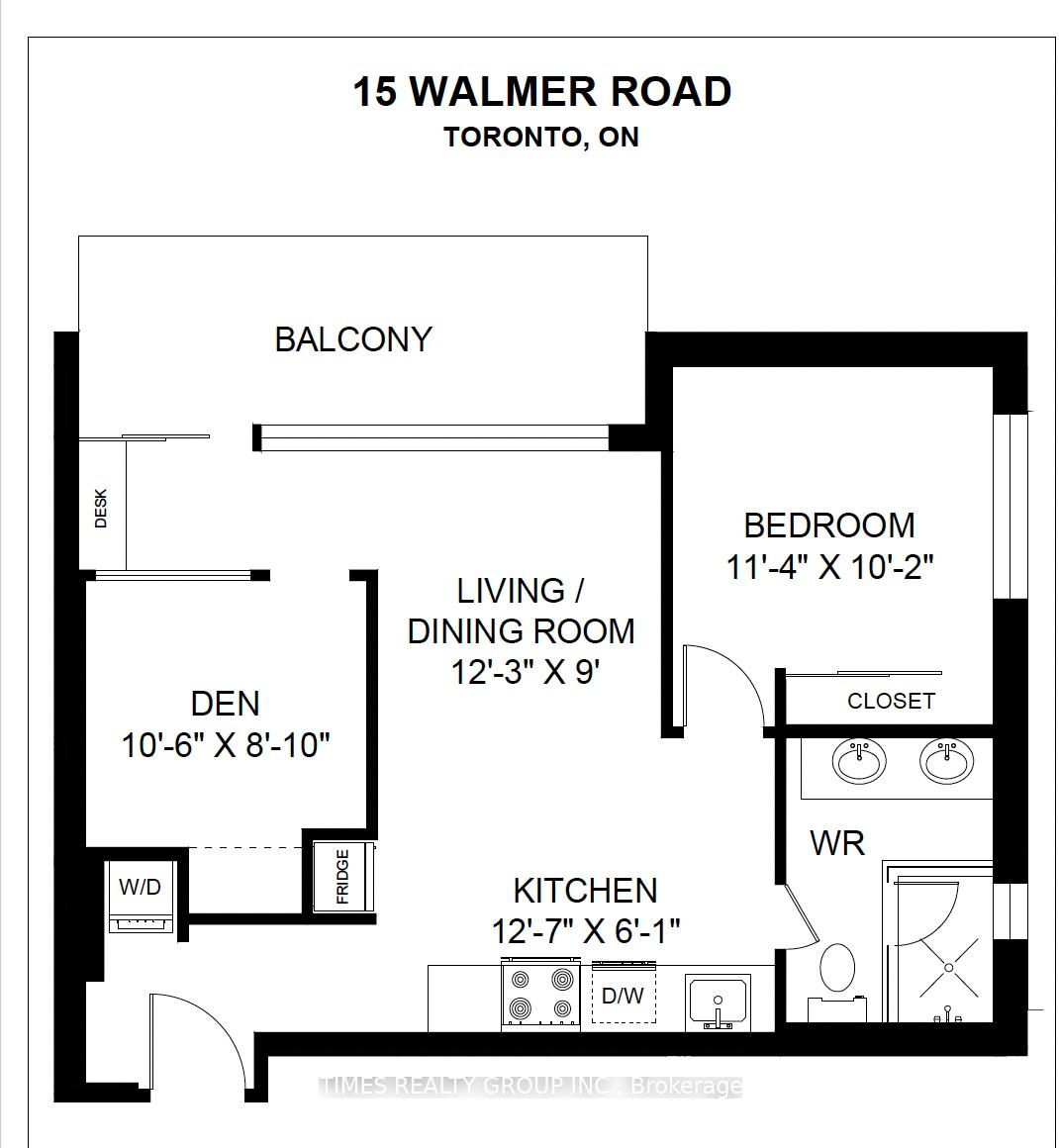 Photo 6 of Unit 301, 15 Walmer Road, Toronto, The Annex — HOMEH