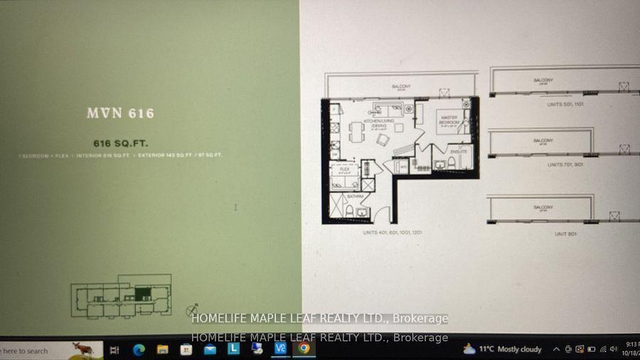 Photo 22 of Unit 1001, 225 Veterans Drive, Brampton, Northwest Brampton — HOMEH
