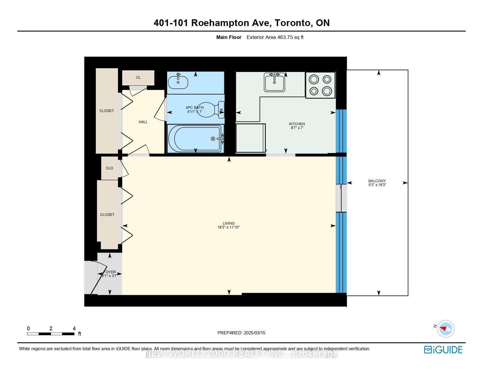 Photo 11 of Unit 1901, 101 Roehampton Avenue, Toronto, Mount Pleasant West — HOMEH