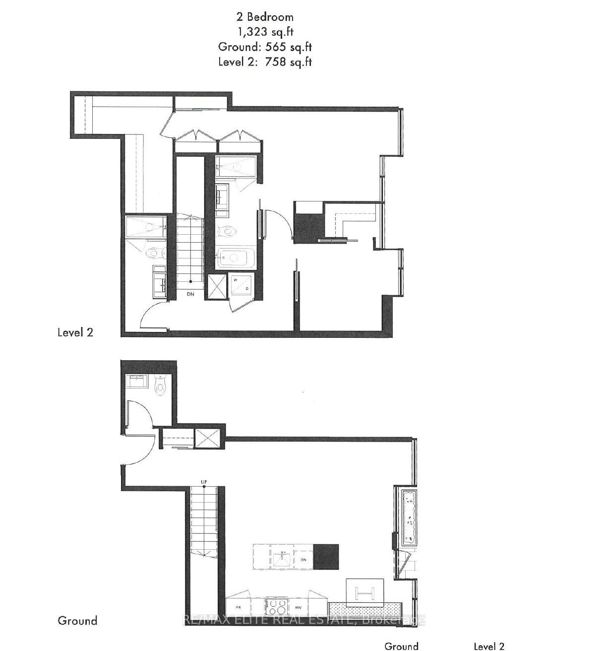 Front of Unit TH10, 55 Charles Street E