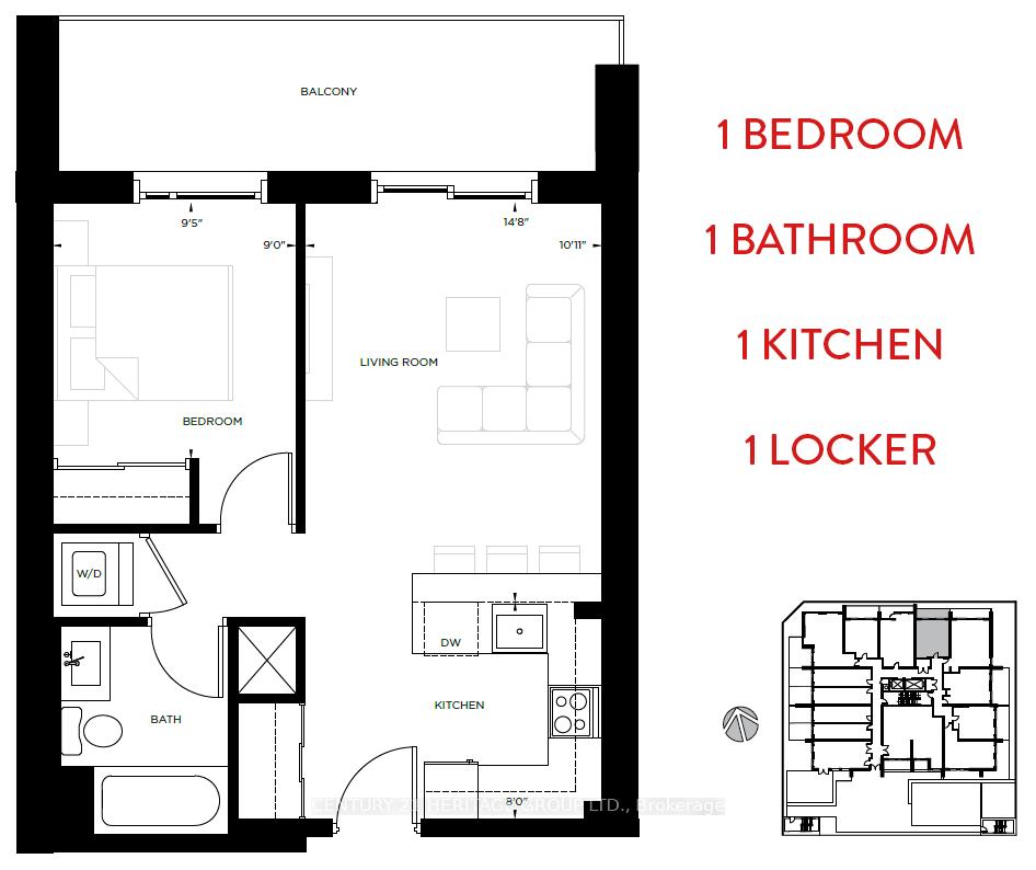 Photo 2 of Unit 1610, 15 Queen Street S, Hamilton, Central — HOMEH