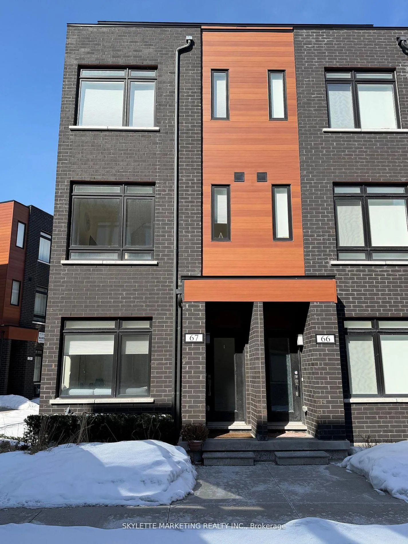 Front of Unit 67, 370B Red Maple Road