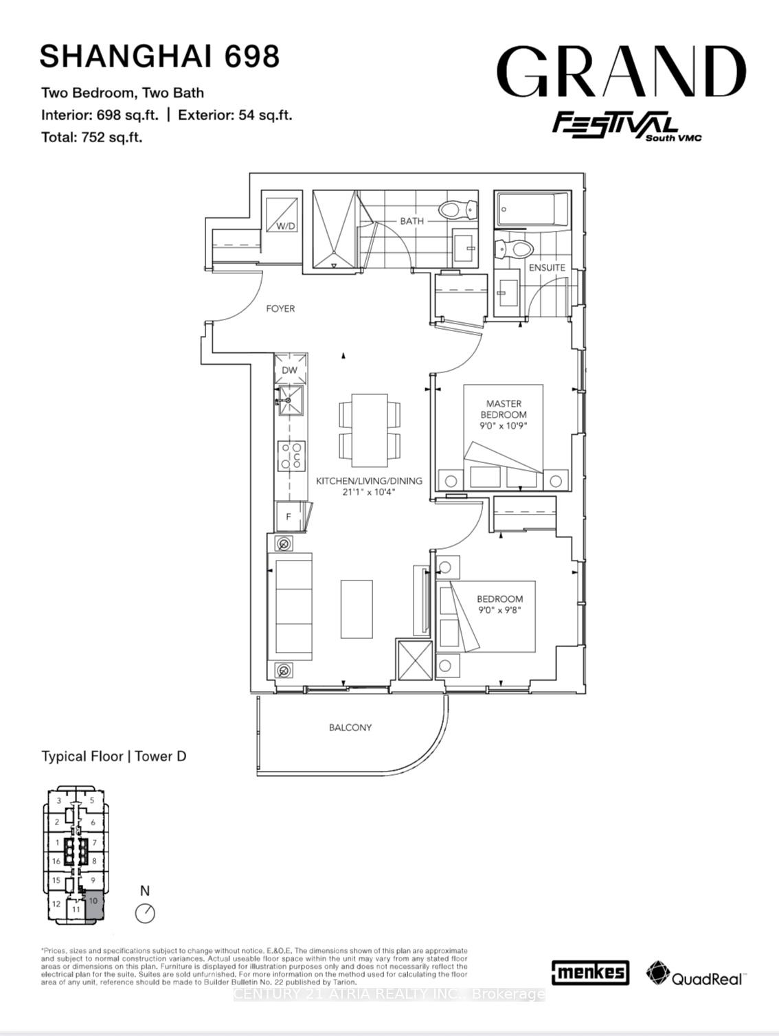 Photo 2 of Unit 2310, 28 Interchange Way, Vaughan, Vaughan Corporate Centre — HOMEH