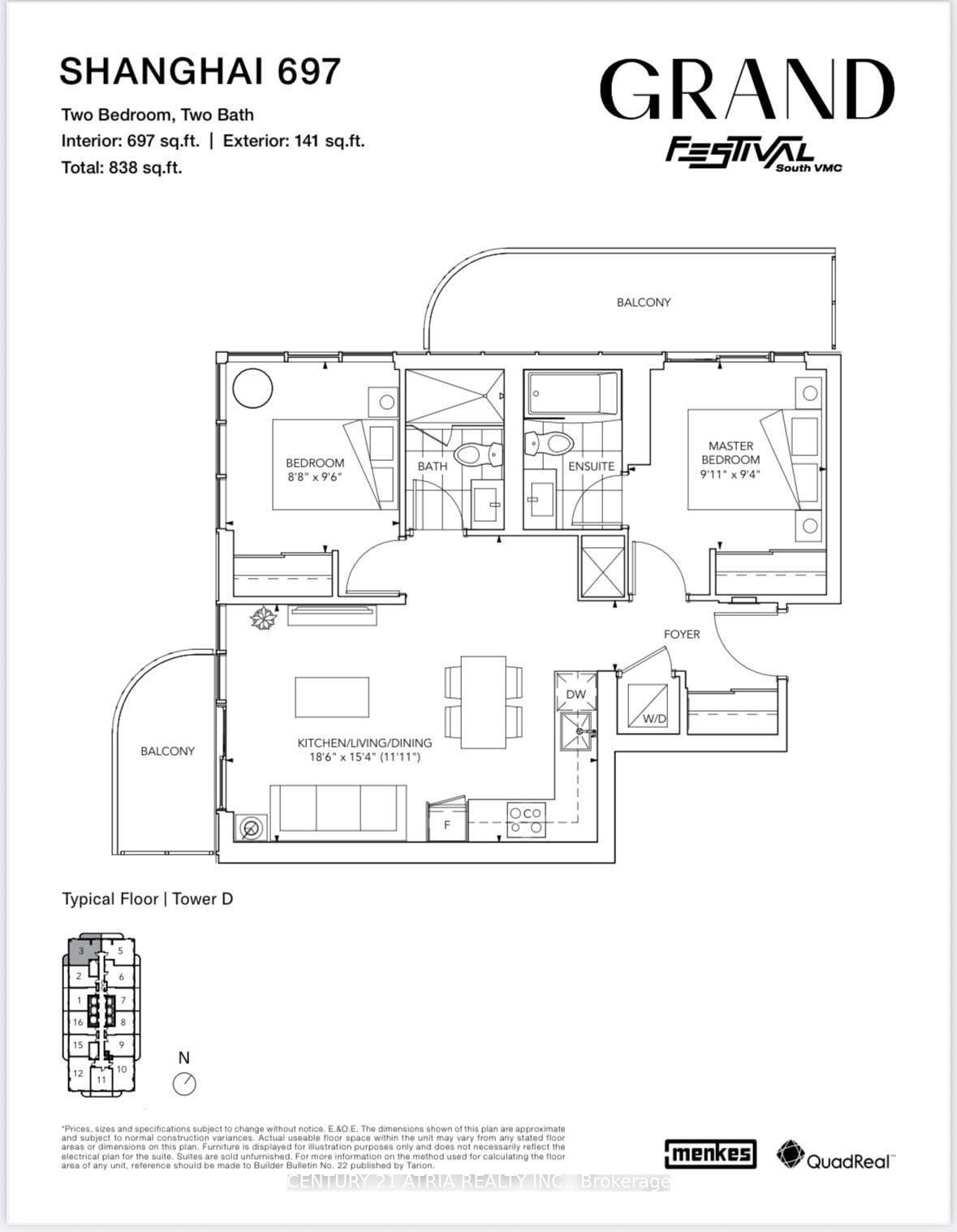 Photo 11 of Unit 805, 28 Interchange Way, Vaughan, Vaughan Corporate Centre — HOMEH