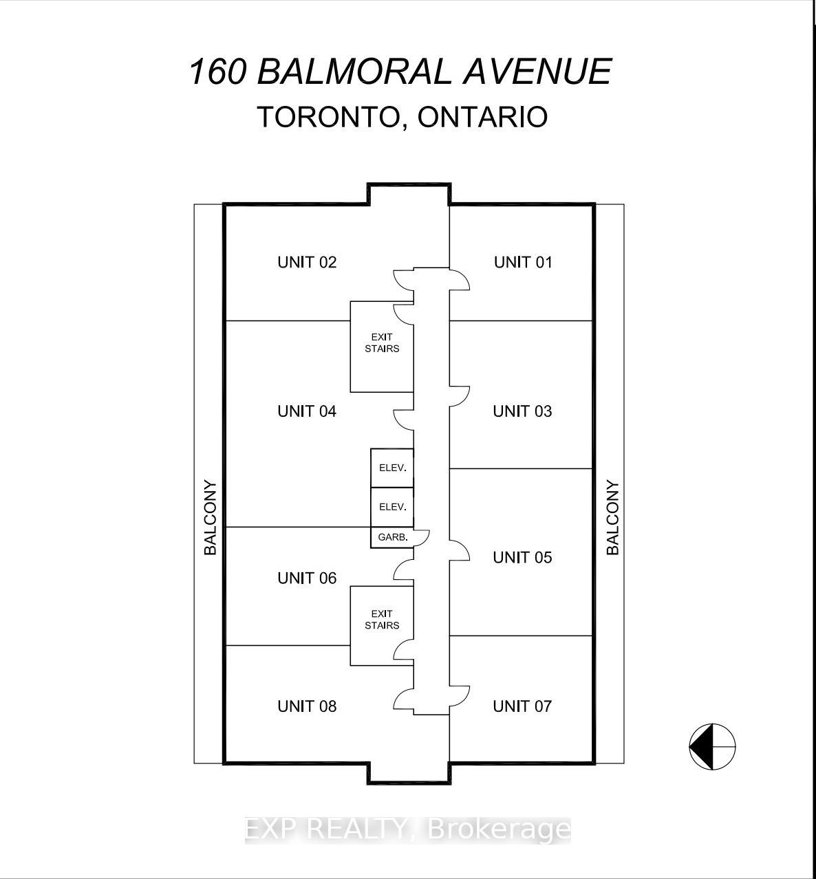 Photo 4 of Unit 706, 160 Balmoral Avenue, Toronto, Casa Loma — HOMEH