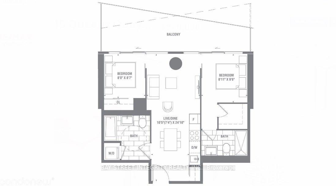 Photo 4 of Unit 2708, 15 Queens Quay E, Toronto, Waterfront Communities — HOMEH
