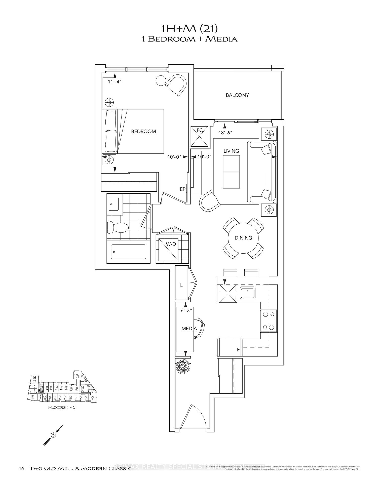 Photo 2 of Unit 421, 2 Old Mill Drive, Toronto, High Park-Swansea — HOMEH