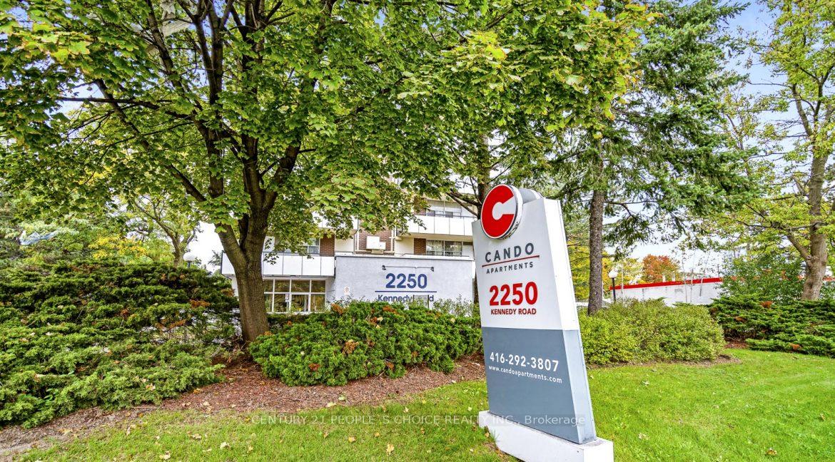 Front of Unit 702, 2250 Kennedy Road