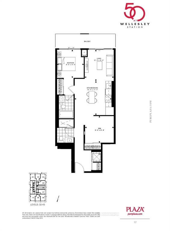 Photo 4 of Unit 2906, 50 Wellesley Street E, Toronto, Church-Yonge Corridor — HOMEH