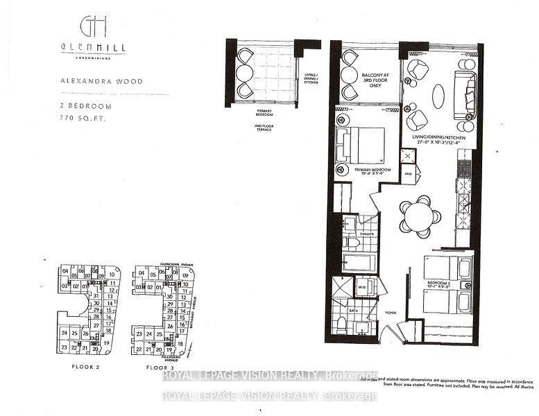 Front of Unit 307, 505 Glencairn Avenue