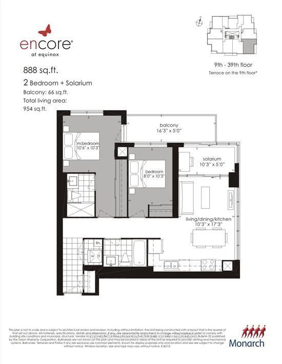 Front of Unit 3910, 50 Town Centre Court W