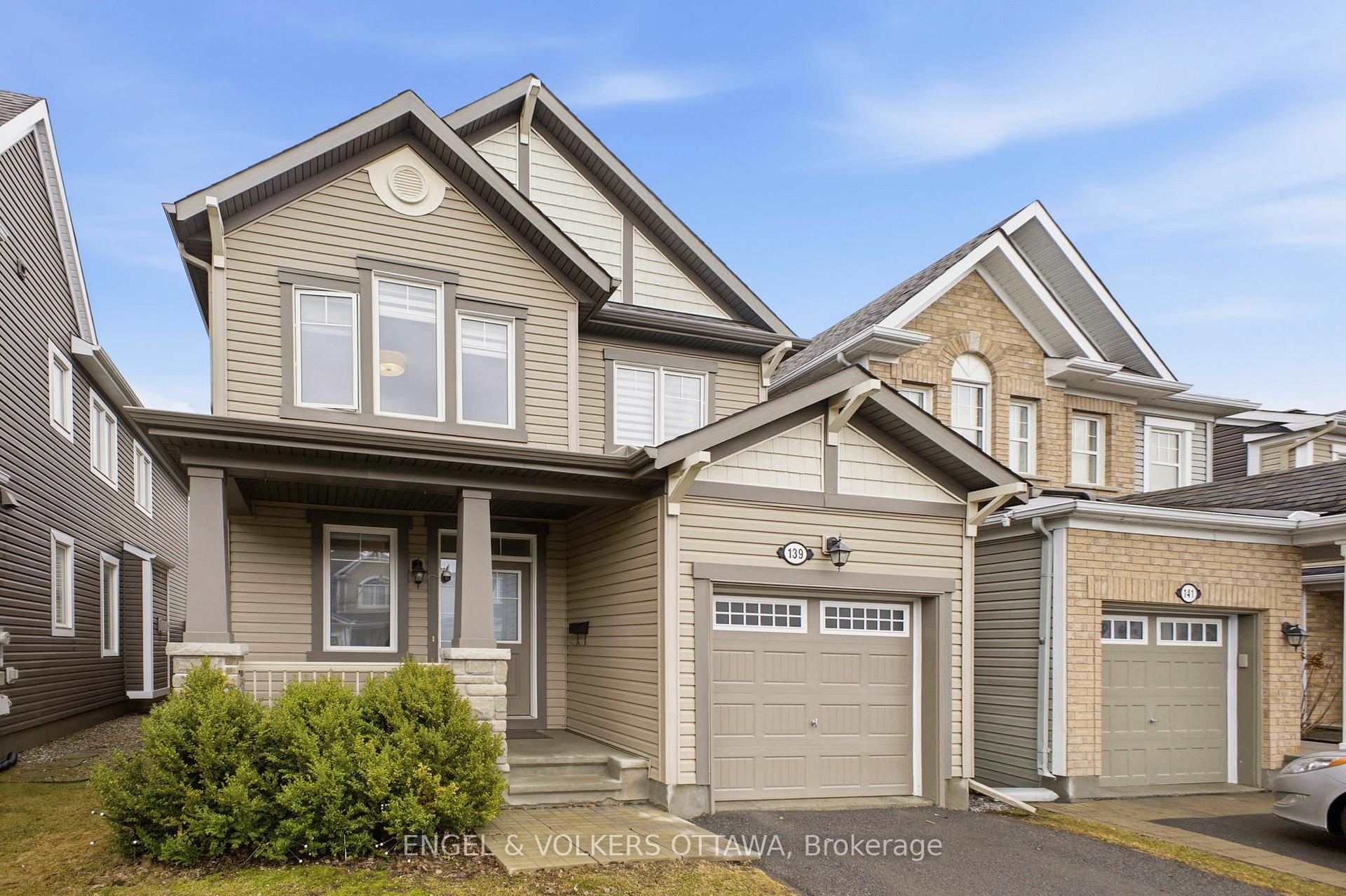 Photo 1 of 139 Switch Grass Crescent, Ottawa, Barrhaven - Half Moon Bay — HOMEH
