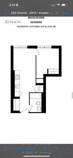 Front of Unit 2910, 252 Church Street
