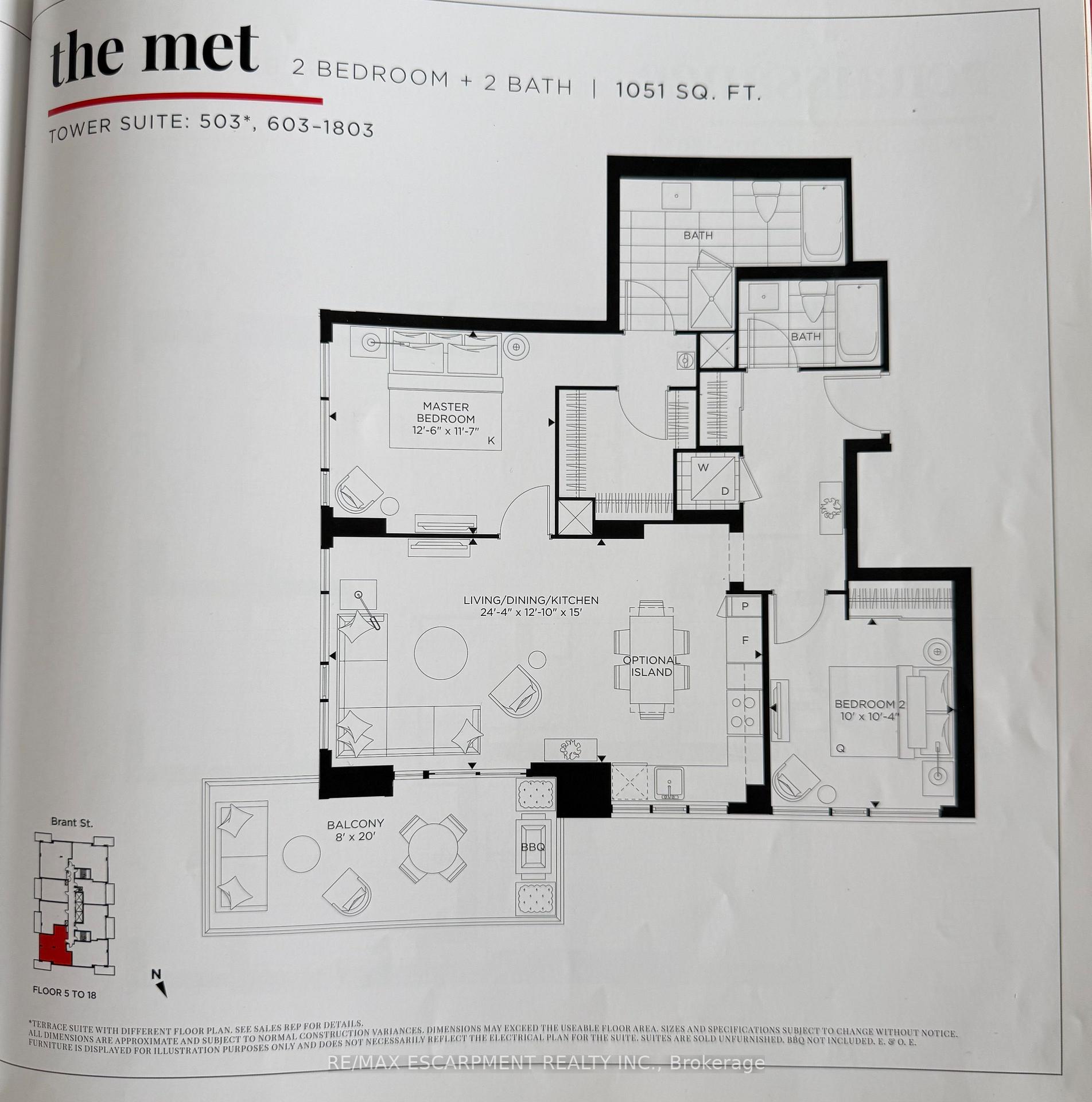 Photo 21 of Unit 1603, 2007 James Street, Burlington, Brant — HOMEH