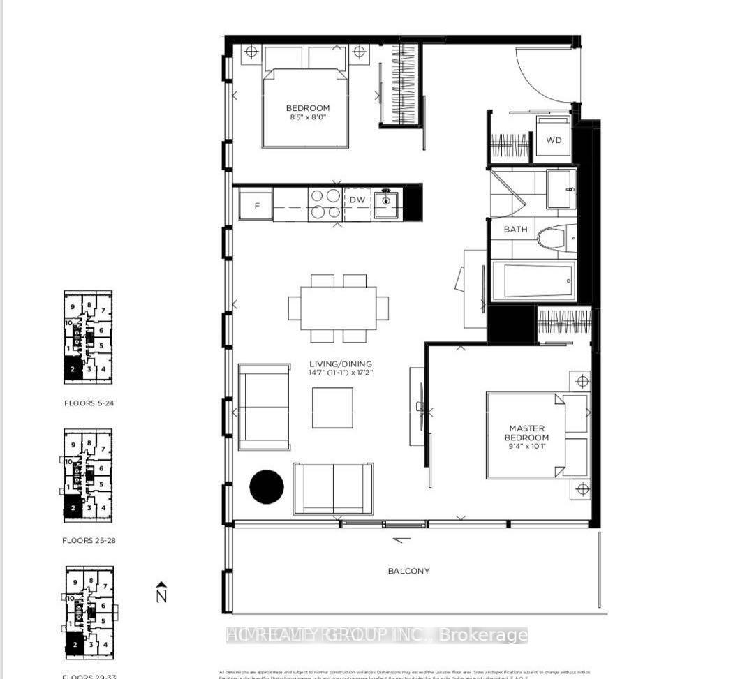 Photo 3 of Unit 1702, 28 Wellesley Street E, Toronto, Church-Yonge Corridor — HOMEH