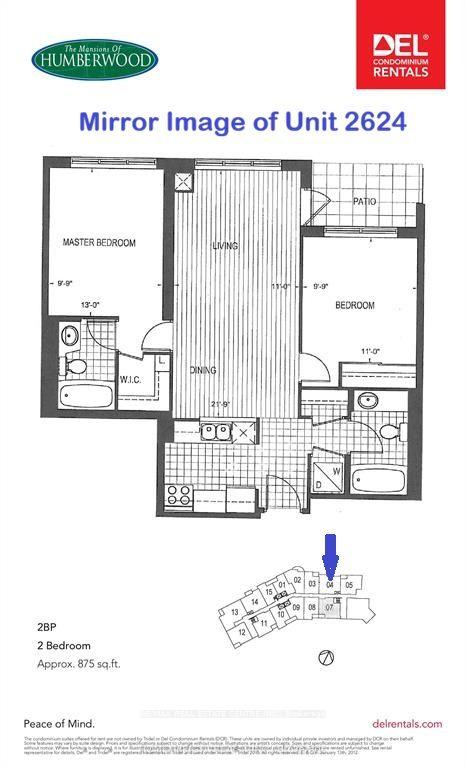 Photo 4 of Unit 2624, 700 Humberwood Boulevard, Etobicoke, West Humber-Clairville — HOMEH
