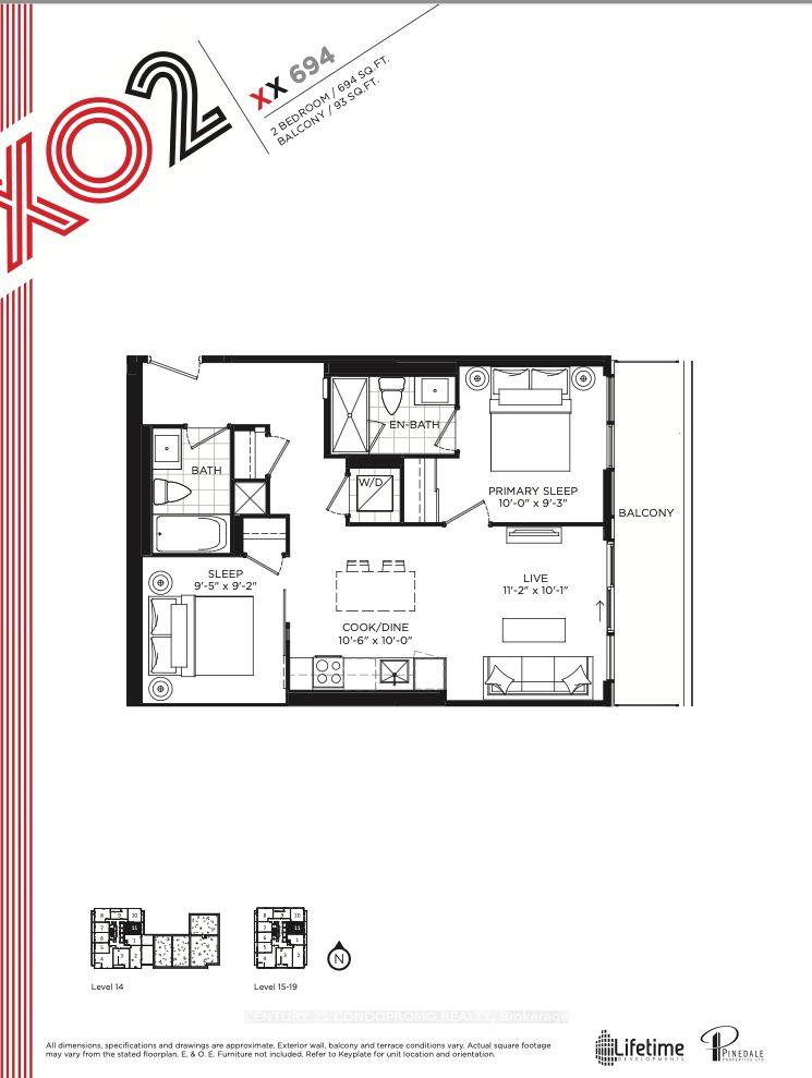 Photo 5 of Unit 1511, 285 Dufferin Street, Toronto, South Parkdale — HOMEH