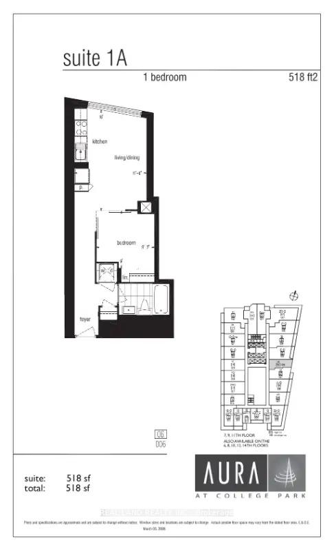 Photo 6 of Unit 2406, 386 Yonge Street, Toronto, Bay Street Corridor — HOMEH