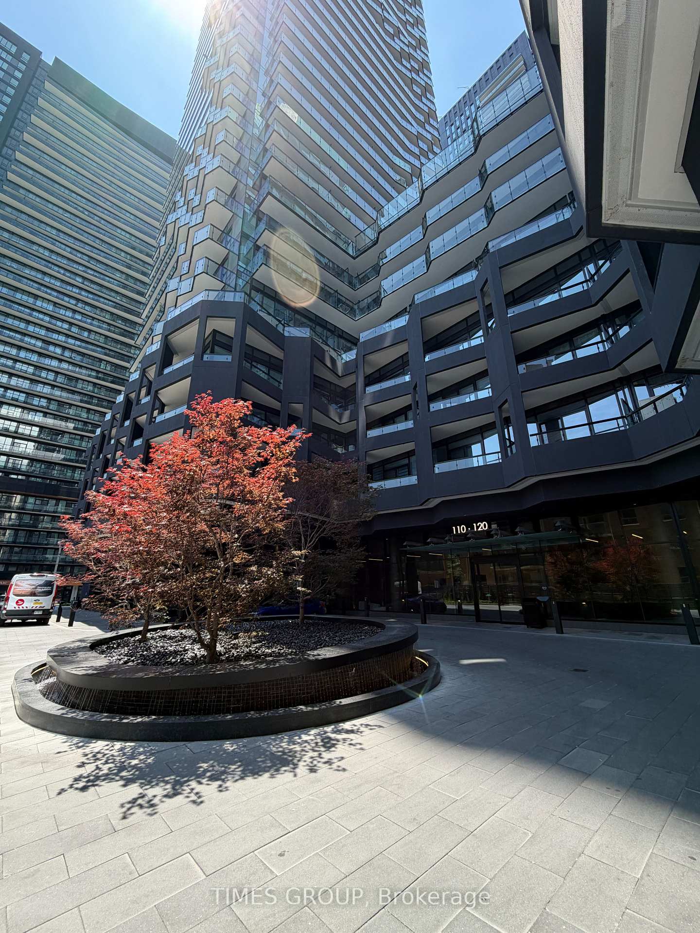 Front of Unit 2711, 110 Broadway Avenue